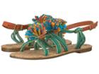 Circus By Sam Edelman Bice (bermuda Blue/sunglow Yellow/jade Green Burnished Suede/rope) Women's Shoes