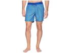 Mr. Swim Circles Fixed Waist Printed Modern Boardshorts (blue) Men's Swimwear