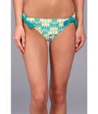 Prana Rena Reversible Bottom (dragonfly Lotus) Women's Swimwear