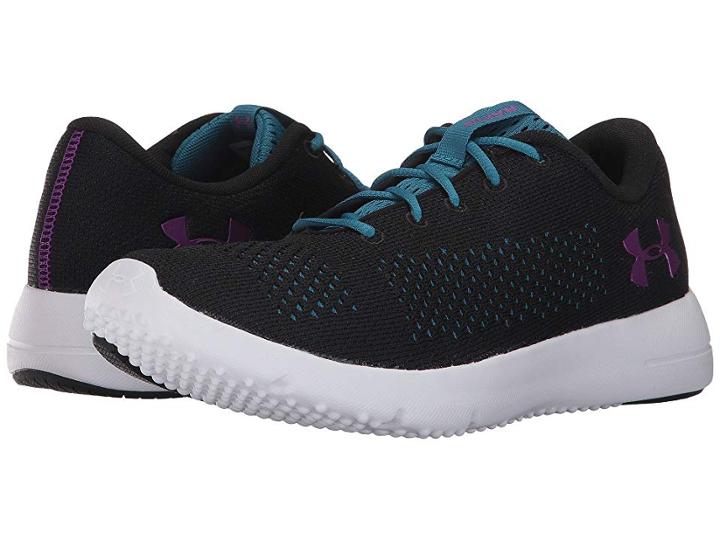 Under Armour Rapid (black/bayou Blue/purple Rave) Women's Running Shoes