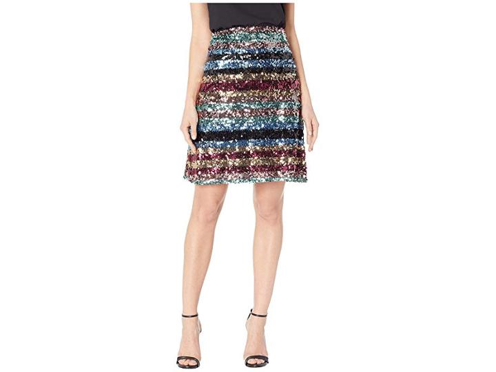 Eci Sequin Skirt (multi) Women's Skirt