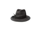 Lauren Ralph Lauren Pointelle Fedora With Bow Hat (black/black) Caps