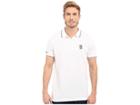 U.s. Polo Assn. Solid Pique Polo Shirt W/ Color Tipped Collar Cuffs (white) Men's Short Sleeve Pullover