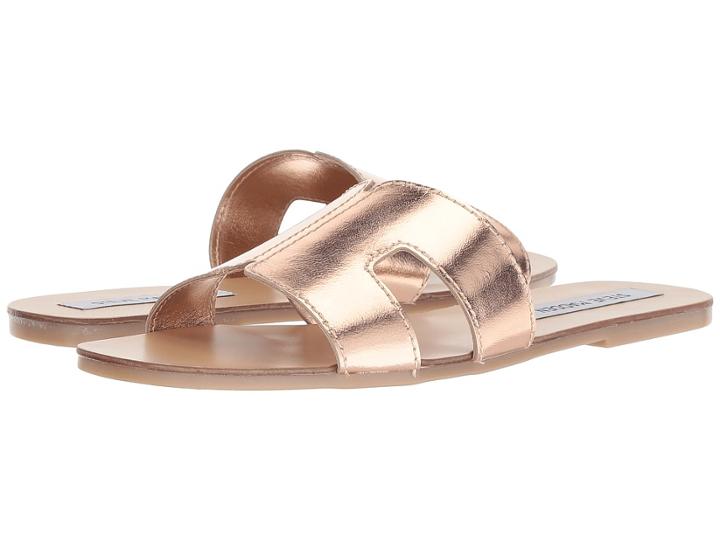 Steve Madden Sayler (rose Gold) Women's Sandals