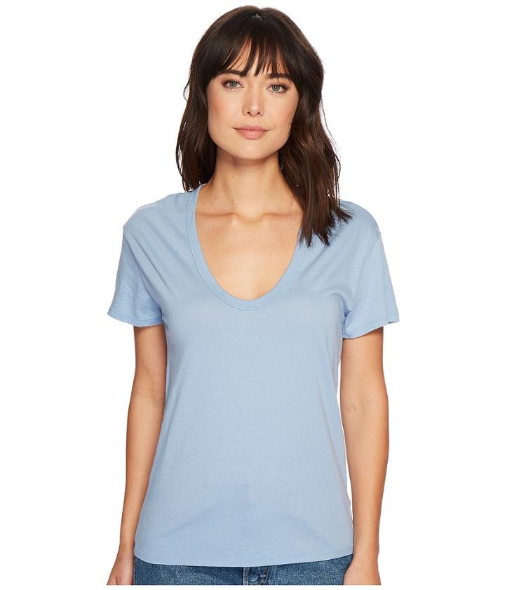 Ag Adriano Goldschmied Henson T-shirt (faded Sea Breeze) Women's T Shirt