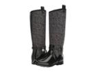 Michael Michael Kors Charm Stretch Rainboot (black/white) Women's Rain Boots