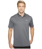 Under Armour Golf Ua Coolswitch Polo (rhino Gray/rhino Gray/steel) Men's Clothing