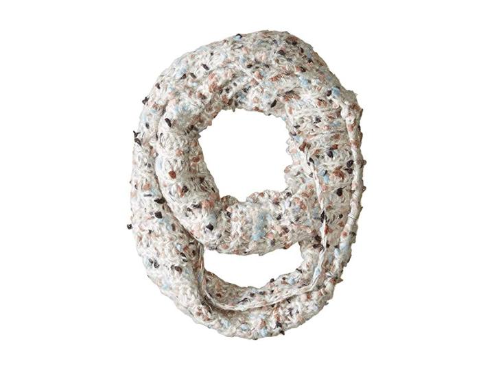 Steve Madden Speckled Knit Infinity (ivory) Scarves