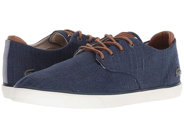 Lacoste Esparre 318 3 (navy/tan) Men's Shoes