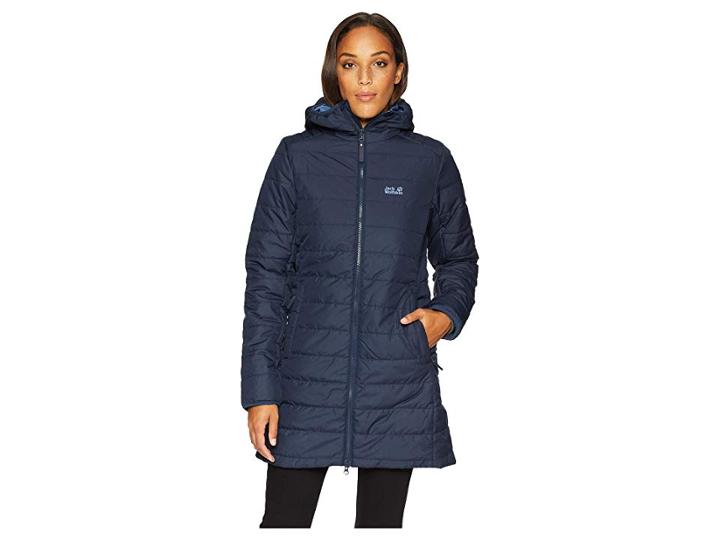 Jack Wolfskin Maryland Insulated Coat (midnight Blue) Women's Coat
