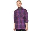 Mountain Hardwear Acadia Stretchtm Long Sleeve Shirt (dark Tannin) Women's Long Sleeve Button Up