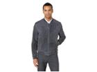 Cole Haan Suede Zip Front Water Resistant Jacket (navy) Men's Clothing