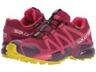 Salomon Speedcross 4 Gtx (beet Red/potent Purple/citronelle) Women's Shoes