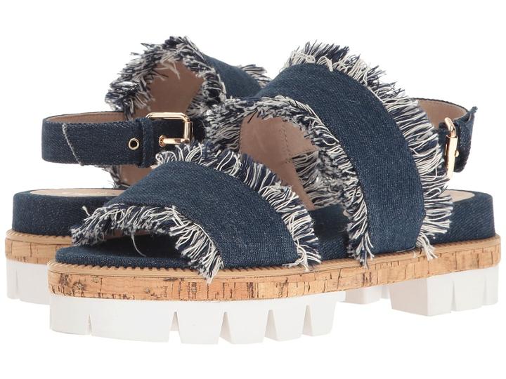 Shellys London Dembe (denim Fabric) Women's Sandals