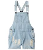 Bardot Junior Trash Dungaree Overall (big Kids) (indigo) Girl's Overalls One Piece