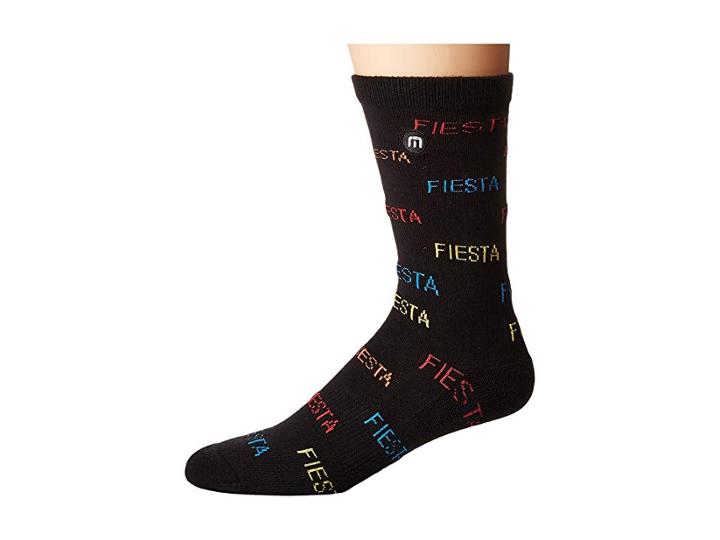 Travismathew Luey (black) Men's Crew Cut Socks Shoes