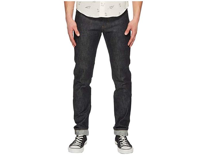Naked & Famous Super Skinny Guy Earth Dog Chinese New Year Jeans (indigo) Men's Jeans
