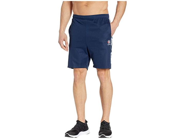 Reebok Classics Taped Track Shorts (collegiate Navy) Men's Shorts