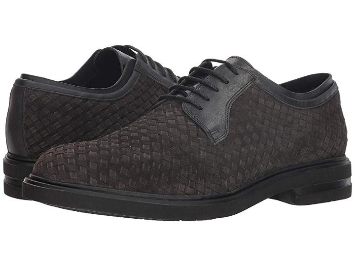 Donald J Pliner Eloi 2 (charcoal Kid Suede) Men's Shoes