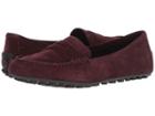 Born Malena (burgundy Suede) Women's Flat Shoes