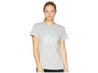 Adidas Badge Of Sport Camo Print Tee (medium Grey Heather) Women's T Shirt