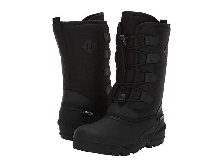 Tundra Boots Kids Burke (little Kid/big Kid) (black) Kids Shoes