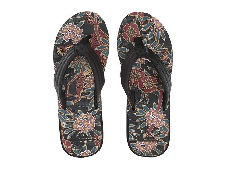 Quiksilver Carver Print (black/red/grey) Men's Sandals