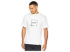 Huf Essentials Box Logo Short Sleeve Tee (white) Men's T Shirt