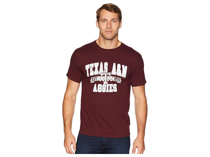 Champion College Texas Am Aggies Jersey Tee (maroon 1) Men's T Shirt