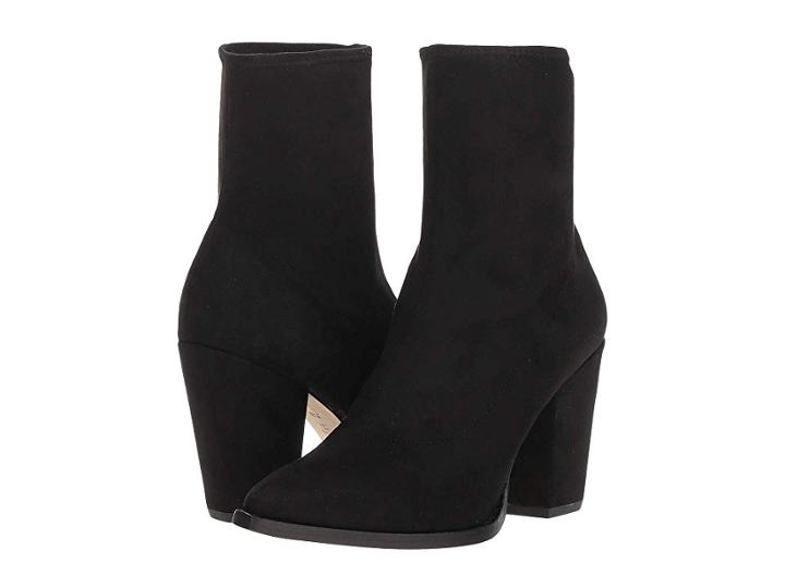 Pelle Moda Natasha (black Stretch Suede) Women's Shoes