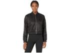 New Balance Nb Heatloft Reversible Bomber Jacket (black/black) Women's Jacket