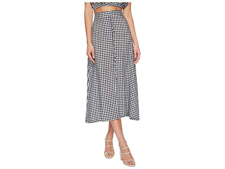 Flynn Skye Sophia Skirt (check Me Out) Women's Skirt