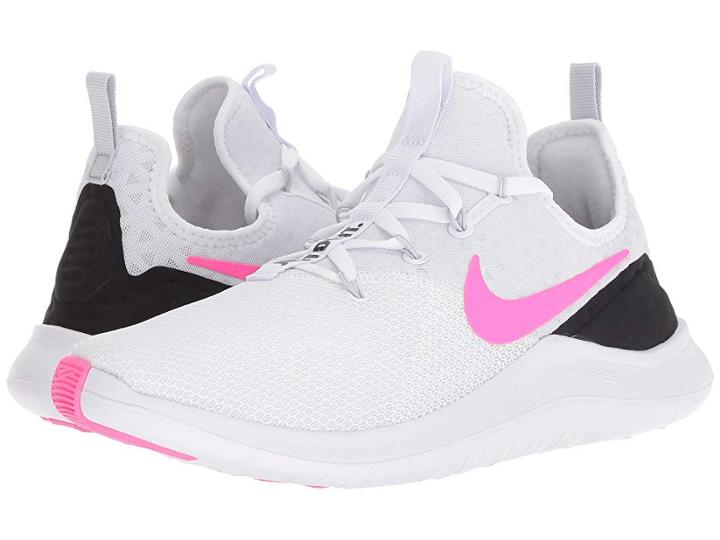 Nike Free Tr 8 (white/pink Blast/black) Women's Cross Training Shoes