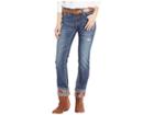 Rock And Roll Cowgirl Mid-rise Ankle Jeans In Dark Vintage W1t8713 (dark Vintage) Women's Jeans