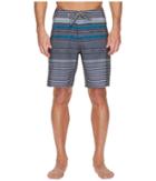 Quiksilver Waterman Inca Stripe Boardshorts (coal) Men's Swimwear