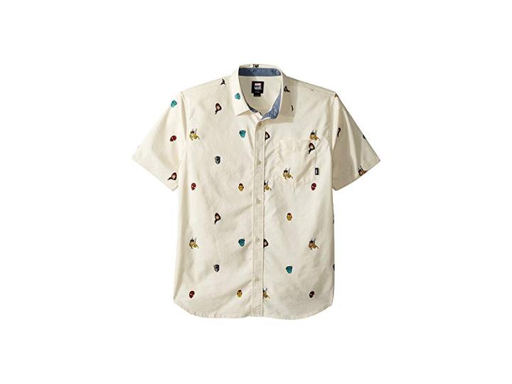 Vans Kids Vans X Marvel(r) Houser Short Sleeve (big Kids) (marvel Character) Boy's Short Sleeve Button Up