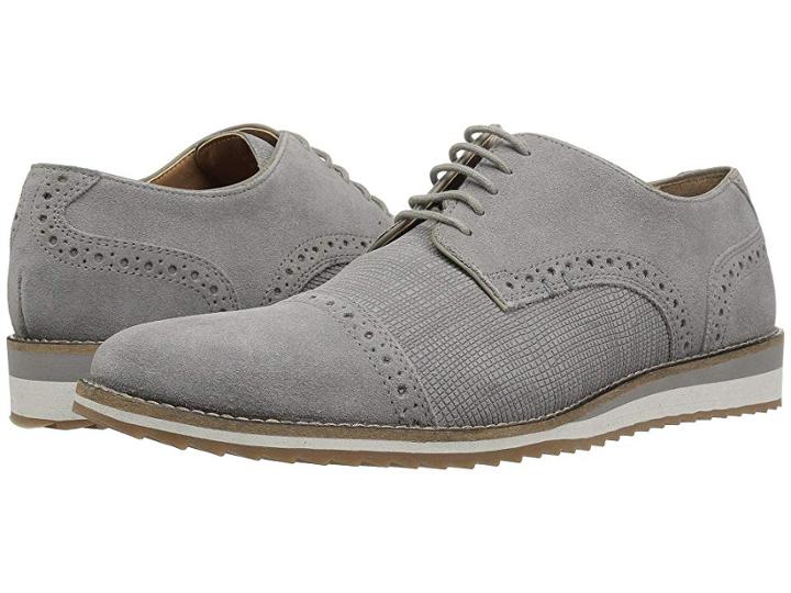 Steve Madden Flyte (grey Suede) Men's Lace Up Casual Shoes