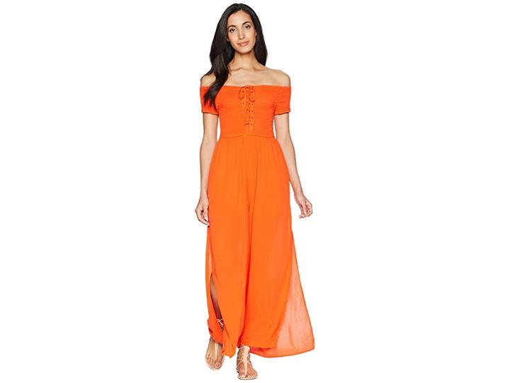 L*space Sao Paulo Romper Cover-up (poppy) Women's Jumpsuit & Rompers One Piece