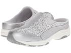 Easy Spirit Traveltime 218 (silver/silver Leather) Women's Shoes