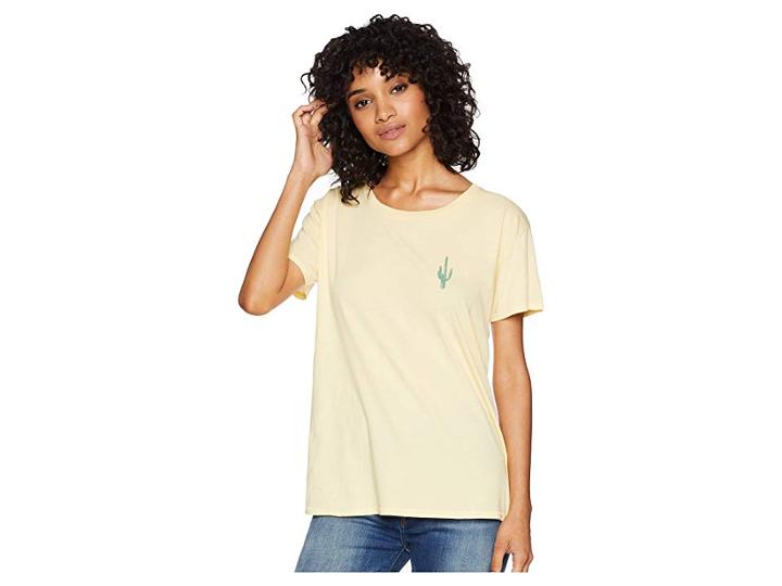 Amuse Society Retro Beach Tee (yellow) Women's T Shirt