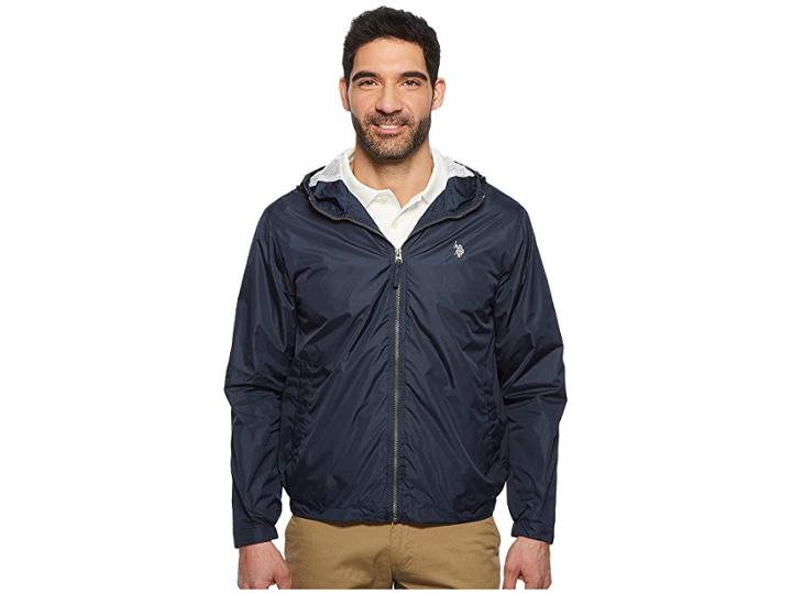 U.s. Polo Assn. Windbreaker (classic Navy) Men's Coat