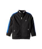 Polo Ralph Lauren Kids Cotton Interlock Track Jacket (toddler) (dark Granite Heather) Boy's Coat
