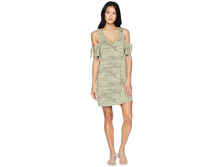 Sanctuary Lakeside Camo T-shirt Dress (cadet Camo) Women's Dress