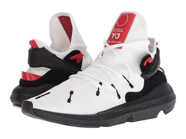 Adidas Y-3 By Yohji Yamamoto Y-3 Kusari Ii (footwear White/black Y-3/lush Red) Athletic Shoes