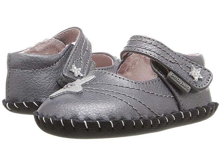 Pediped Starlite Originals (infant) (pewter) Girl's Shoes