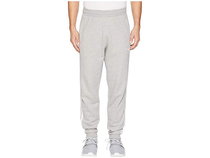 Adidas Originals 3-stripes Pants (medium Grey Heather) Men's Casual Pants