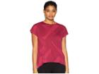 Brooks Array Short Sleeve Shirt (plum Eclipse Jacquard) Women's T Shirt