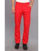 Dockers Men's Game Day Alpha Khaki Slim Tape Red Flat Front Pant (louisville