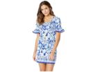 Lilly Pulitzer Jayden Dress (royal Purple Pretty Peas Engineered Dress) Women's Dress