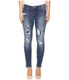 Blank Nyc Crop Ripped Denim Skinny In Charmed Life (charmed Life) Women's Jeans